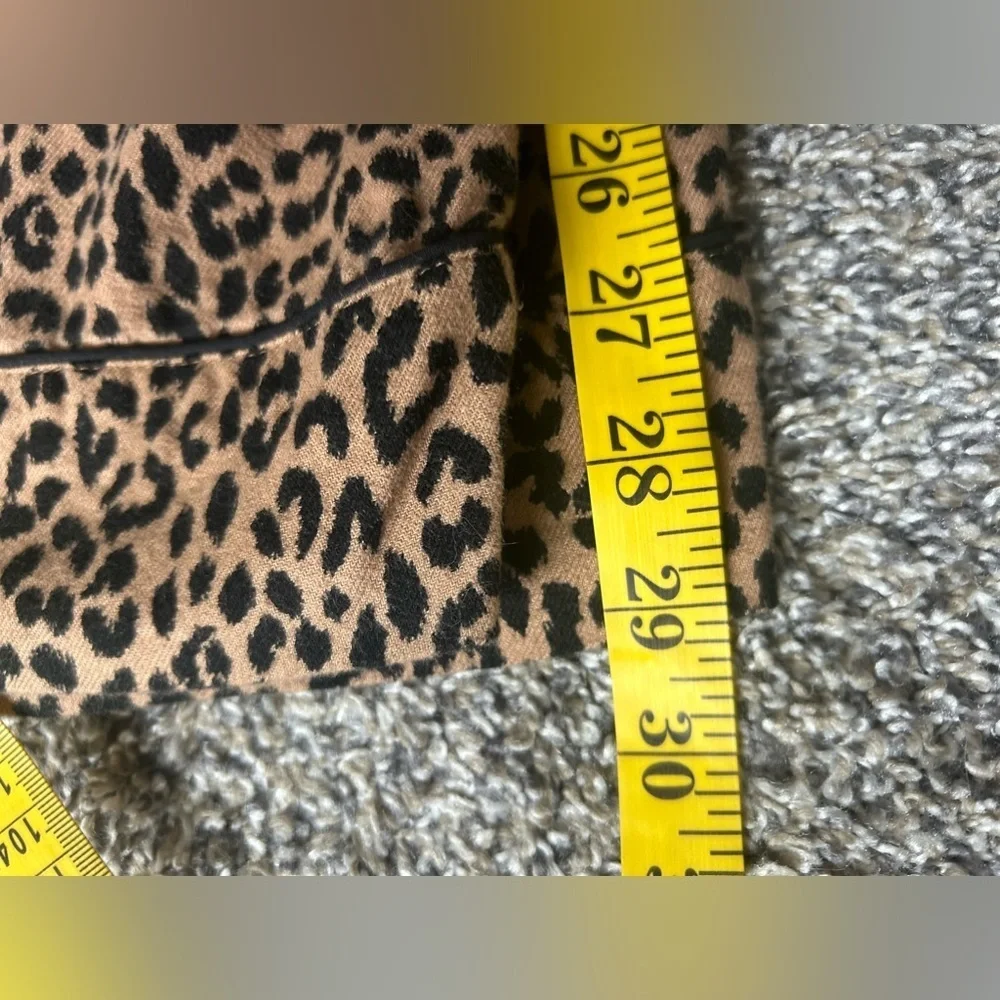 Land’s End 100% cotton cheetah print lounge pants size medium 10-12 - Picture 9 of 9